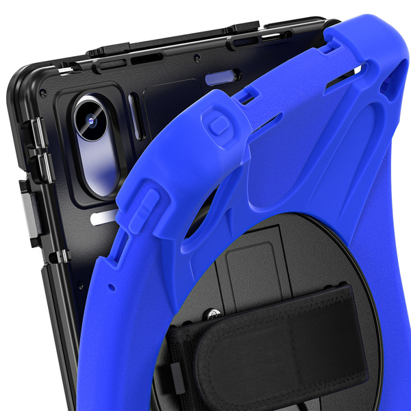 Etui Shockproof z uchwytem do Lenovo Tab M11 10.95, niebieskie - ochronne z podstawką