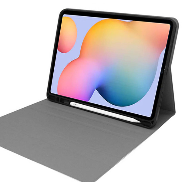 Etui z klawiaturą Bluetooth do Galaxy Tab S6 Lite 10, czarne - ochronne z podstawką