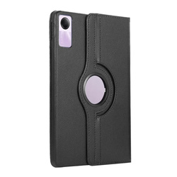 Etui Obrotowe 360 do Xiaomi Redmi Pad SE 2023 11, czarne - ochronne z podstawką, dostęp do portów i przycisków