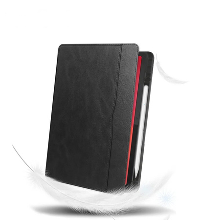 Etui skórzane z kieszeniami do Lenovo Tab M11 TB330FU 10.95" (Czarne)
