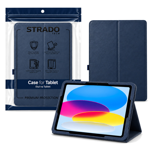 Etui Slim do Apple iPad 10.9 2022 gen 10 iPad 11 A16 2025 gen 11 - granatowe