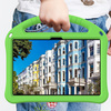Etui FunColor do Lenovo Tab 10.1 2025, zielone - ochronne z podstawką, dostęp do portów i przycisków