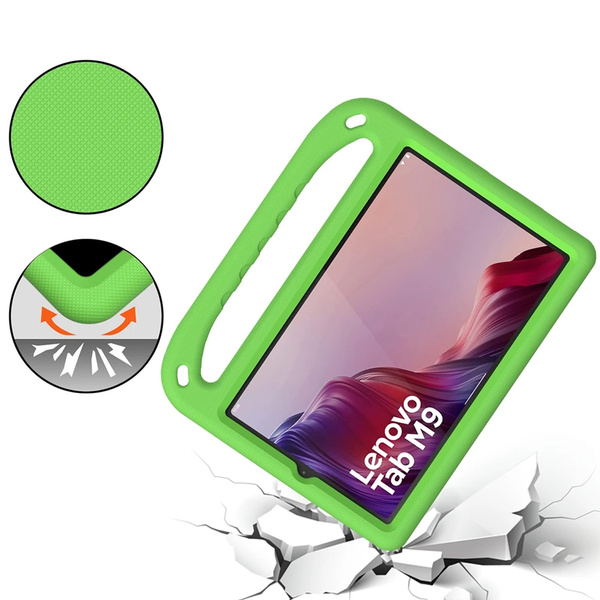 Etui z uchwytem FunColor do Lenovo Tab M9 9 2023 TB310, czarne - ochronne z podstawką
