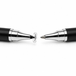 Precyzyjny rysik 2w1 z długopisem stylus pen do tabletu telefonu, czarny