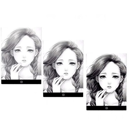 Podświetlana deska kreślarska LED A4 STRADO cieniutka do rysowania kalkowania i projektowania