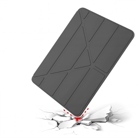 Etui Clear Trifold z podstawką do Samsung Galaxy Tab S6 Lite 2022/24 10.4", czarne