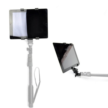 Uchwyt do tabletu do tripoda Strado – uniwersalny uchwyt z gwintem 1/4" kompatybilny z iPad Galaxy Tab statywami i urządzeniami od 7 do 25 cm szerokości