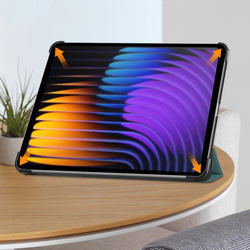 Etui Smart do Xiaomi Pad 7 / Pad 7 Pro 11.2 z klapką / Xiaomi Pad 7 Pro, zielone - ochronne z podstawką
