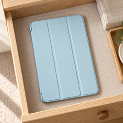 Etui Smart do Galaxy Tab A11 X135/X133 A9 SM-X115/SM-X110 z klapką - niebieskie