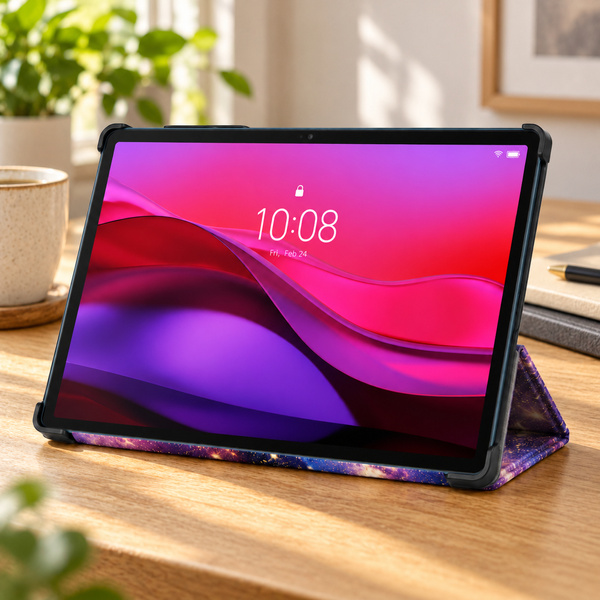Etui graficzne do Lenovo Yoga Tab Plus 12.7 2025 TB520FU ZAEG0022PL z klapką i podstawką
