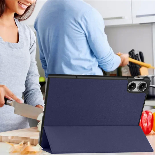 Etui Smart do Xiaomi Redmi Pad Pro 12.1 2024 z klapką / Redmi Pad Pro 12.1 2024, granatowe - ochronne z podstawką