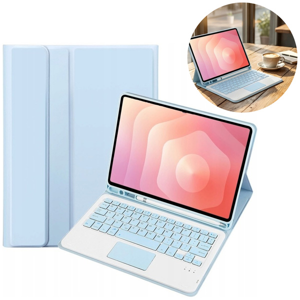 Etui z klawiaturą do Samsung Galaxy S11 X730 X736 na rysik / Samsung Galaxy, Tab S11 11, niebieskie - ochronne