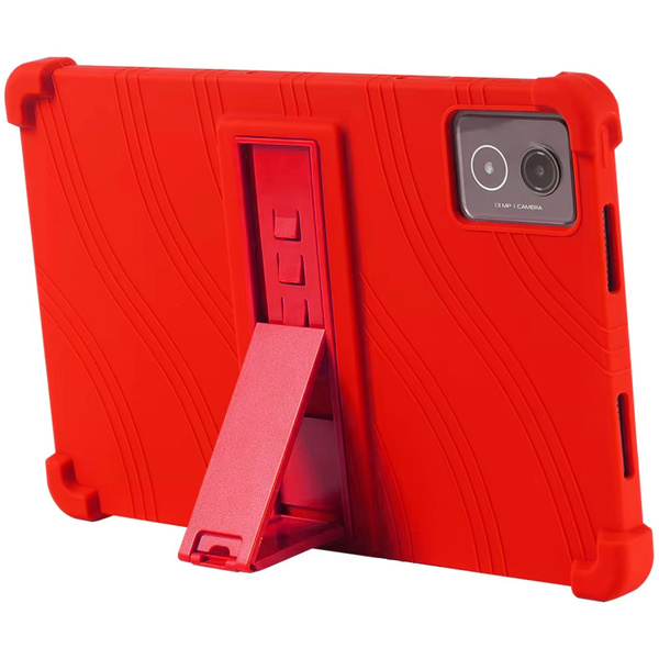 Etui pancerne Armor do Lenovo Tab K11 Plus 11.45 / Lenovo K11 Plus 2024 / K11 Plus, czerwone - ochronne z podstawką