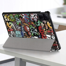 Etui Graficzne z klapką do Xiaomi Redmi Pad SE 2023 11 / Redmi Pad - ochronne z podstawką