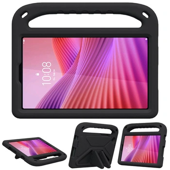 Etui ochronne z uchwytem do Lenovo Tab One 8.7 2025 TB305FU TB305XU, czarne, z podstawką