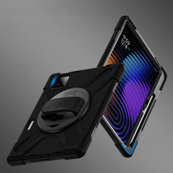Etui pancerne do Xiaomi Pad 7 / 7 PRO / Pad 8 / 8 PRO / Pad 9 z uchwytem - czarne