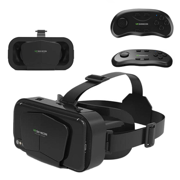 Okulary VR 3D do wirtualnej rzeczywistości gogle Shinecon G10 + GamePad - do smartfona
