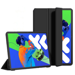 Etui Smart do Lenovo Idea Tab Pro / Pro MT 2025, czarne - ochronne z podstawką, dostęp do portów i przycisków