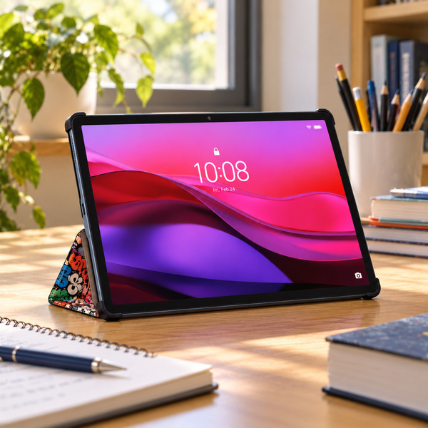 Etui graficzne do Lenovo Yoga Tab Plus 12.7 2025 TB520FU ZAEG0022PL z klapką i podstawką