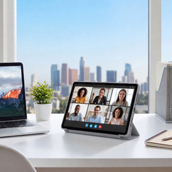 Etui do Redmi Pad 2 Pro 12.1 2025 z klapką i podstawką - szare