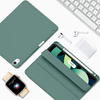 Etui Smart Pencil do iPad Air 11 M3 2025 Gen. 7 / M2 2024 Gen. 6, zielone - ochronne z podstawką