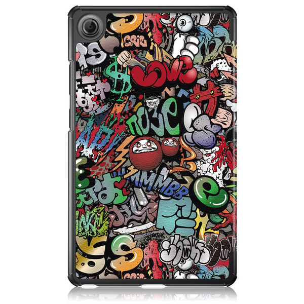 Etui Graficzne do Lenovo Tab One 8.7 25 TB305FU TB305XU, ochronne z podstawką