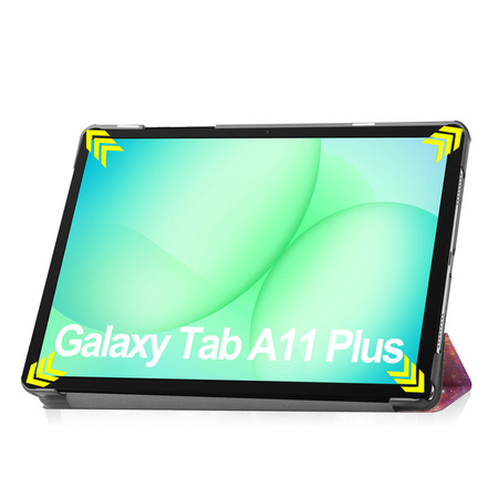 Etui do GALAXY TAB A11+ PLUS 10.9" 2025 / A9+ Plus 11 2023  graficzne SMART