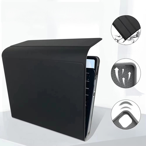 Etui z klawiaturą do Xiaomi Pad 7 / Pad 7 Pro 11.2 na rysik / Xiaomi Pad 7 Pro, czarne - ochronne z podstawką