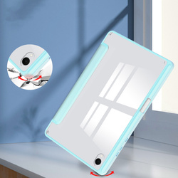 Etui Clear Pencil do Samsung Galaxy Tab S11 11 SM SMX736 z klapką, niebieskie - ochronne
