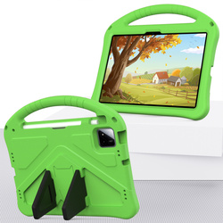 Etui FunColor do Xiaomi Pad 7 / Pad 7 Pro 11.2 pancerne / Xiaomi Pad 7 Pro, zielone - ochronne z podstawką
