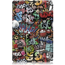 Etui Graficzne do Lenovo Tab 10.1 2025 z klapką - ochronne z podstawką