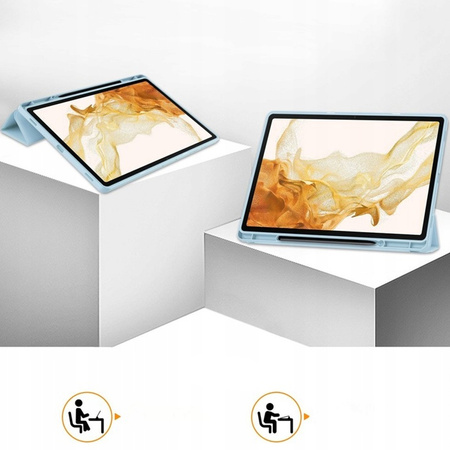 Etui Smart pencil TPU do Samsung Galaxy Tab S10+ S10 Plus (Niebieskie)