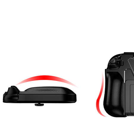 Etui do Nintendo Switch 2 2025 Lekkie do grania poprawia chwyt, czarne - ochronne z podstawką