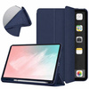 Etui Smart do iPad 10.9 2022 Gen. 10 / iPad 11 2025 A16 Gen. 11 z klapką, granatowe - ochronne z podstawką