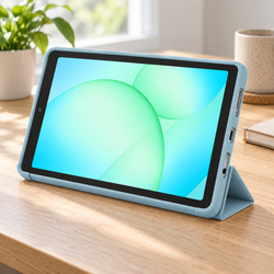 Etui Smart do Galaxy Tab A11 X135/X133 A9 SM-X115/SM-X110 z klapką - niebieskie