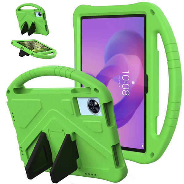Etui FunColor do Lenovo Idea Tab 11, zielone - ochronne z podstawką