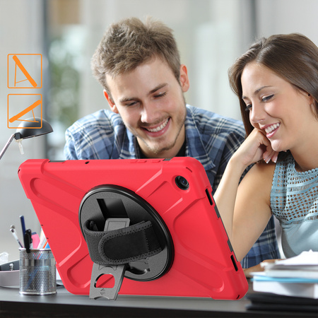 Etui Shockproof do Samsung Galaxy Tab A9 Plus 11 2023 X210 X215 X216, czerwone