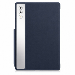 Etui Smart do Lenovo Yoga Tab Plus 12.7 2025 z klapką i podstawką - granatowe