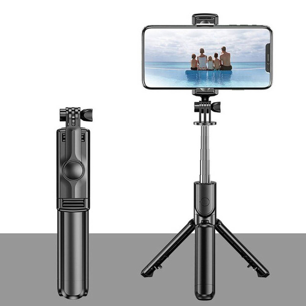 Selfie Stick mały składany statyw tripod teleskop z pilotem BL wyzwalacz - lekki i poręczny