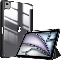 Etui Crystal Pencil do iPad Air 13 Gen 6 2024 A2903 A2904 / Gen. 6 2024, czarne - ochronne