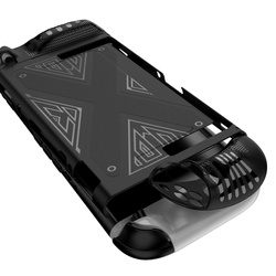 Etui do Nintendo Switch 2 2025 silikonowe Kickstand 3-częściowe, czarne - ochronne z podstawką