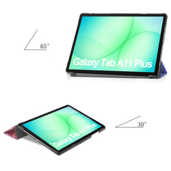 Etui do Samsung Galaxy Tab A11+ Plus 10.9 2025 / A9 Plus - ochronne z podstawką, dostęp do portów i przycisków