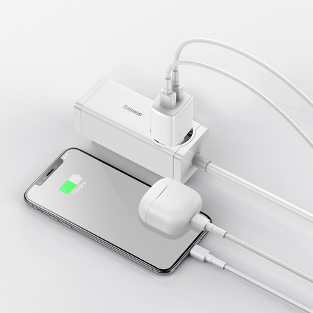 Baseus Compact ładowarka sieciowa 2x USB 10.5W