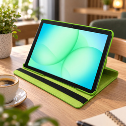 Etui obrotowe do Galaxy Tab A11+ 2025 X236/X235/X230 A9+ SM-X216/X215/X210 - zielone