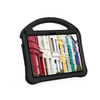 Etui FunColor do Lenovo Tab 10.1 2025, czarne - ochronne z podstawką, dostęp do portów i przycisków