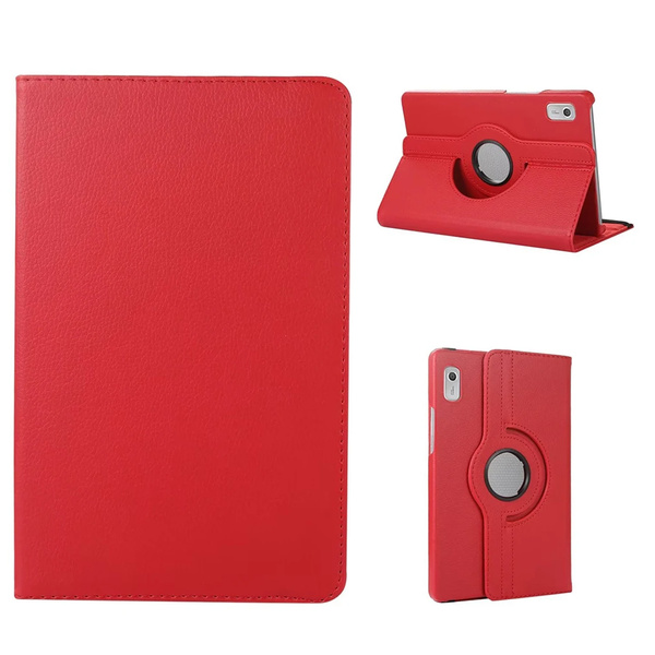 Etui Obrotowe składane do Lenovo Tab M9 9 2023 / Tab M9 2023 TB310, czerwone - ochronne z podstawką