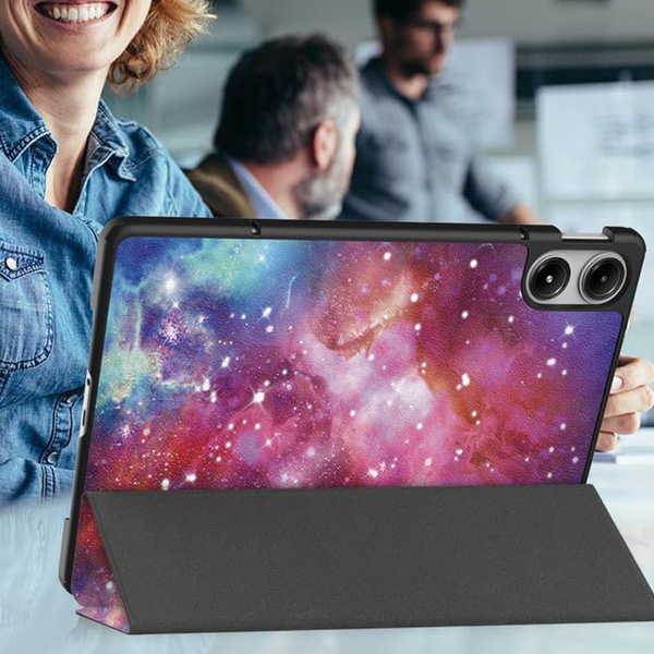 Etui Graficzne do Xiaomi Redmi Pad Pro 12.1 2024 / Poco Pad 12.1 z klapką - ochronne z podstawką
