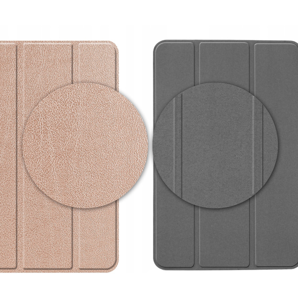 Etui Smart do Galaxy Tab S9 Ultra / S10 Ultra 14.6 X910 X916 X926, różowe złoto - ochronne z podstawką