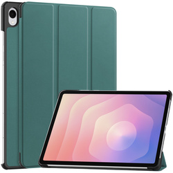 Etui Smart do Samsung Galaxy Tab S11 11 SM SMX736 z klapką, zielone - ochronne z podstawką