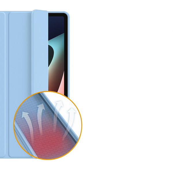 Etui Smart do Lenovo Idea Tab Pro / Pro MT 2025, niebieskie - ochronne z podstawką, dostęp do portów i przycisków
